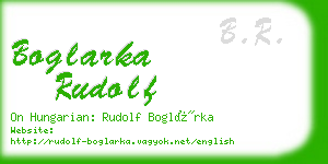 boglarka rudolf business card